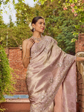 Sequins Embroidered Banarasi Saree